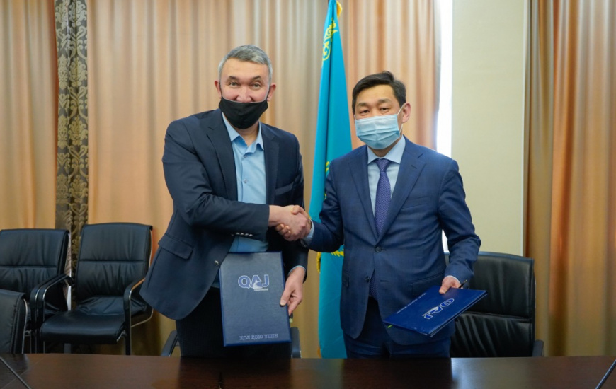 АО «НК «ҚазАвтоЖол» и Национальная Ассоциация Кооперативов и других форм экономических сообществ Республики Казахстан подписали соглашение о сотрудничестве
